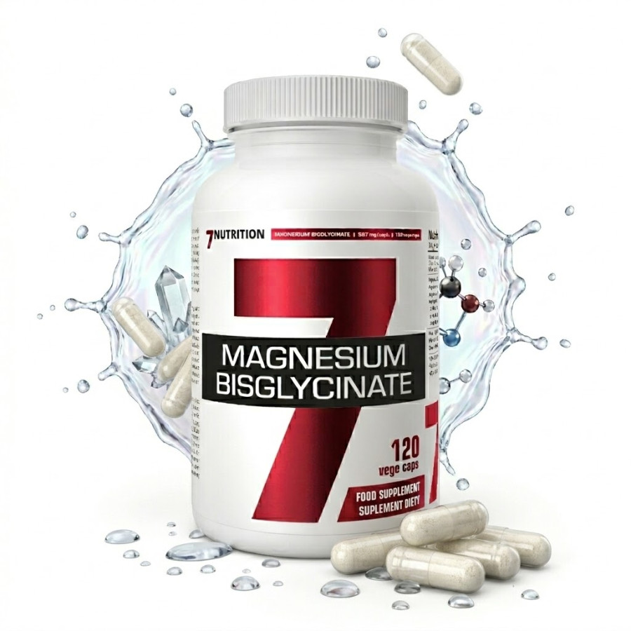 MAGNESIUM BISLGYCINATE 120CAPS. 7NUTRITION