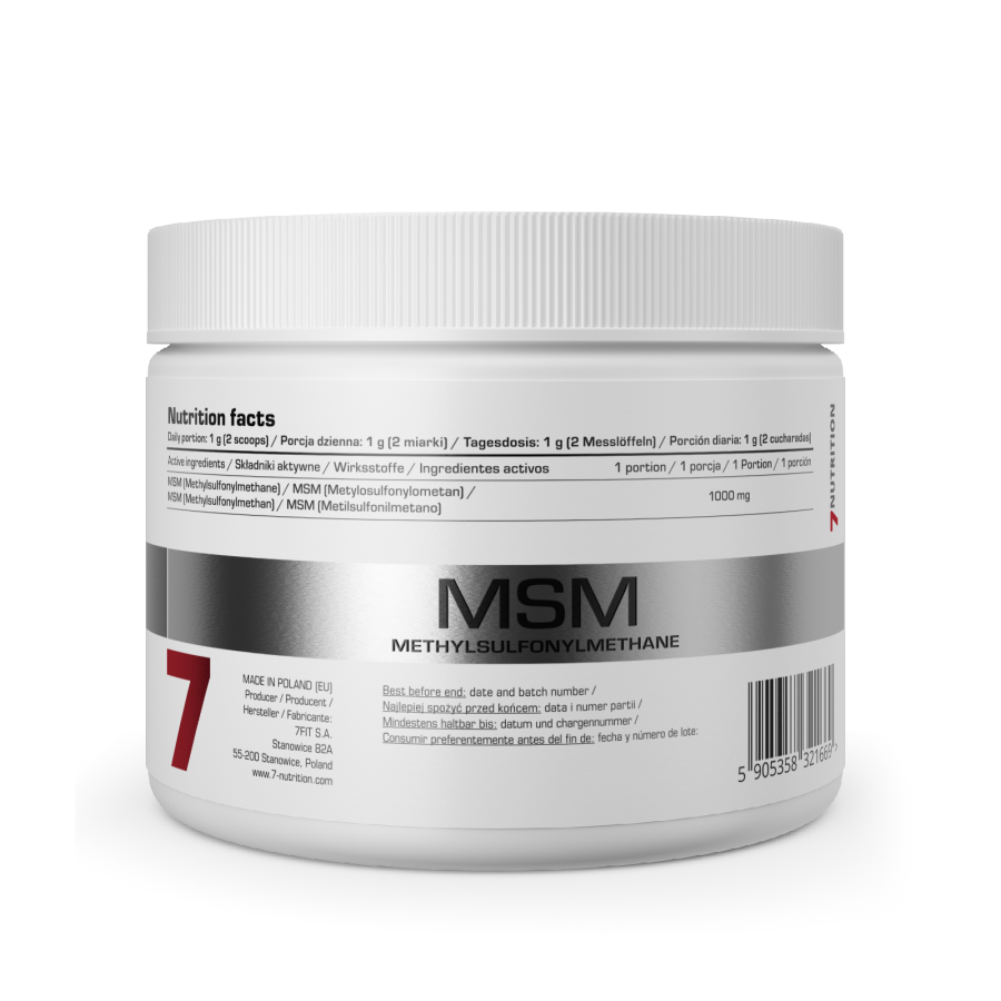 MSM 250GR. 7NUTRITION