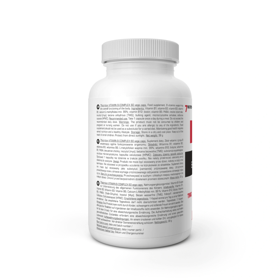 VITAMIN B-COMPLEX 60CAPS. 7NUTRITION
