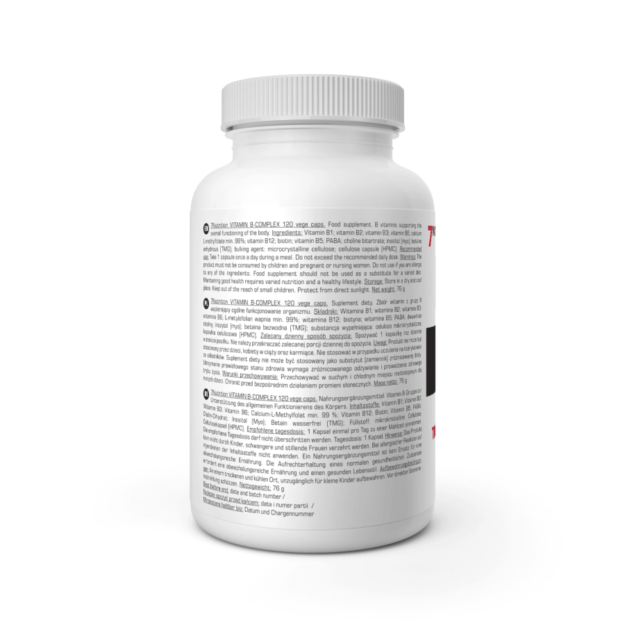 VITAMIN B-COMPLEX 120CAPS. 7NUTRITION