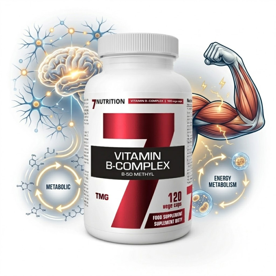 VITAMIN B-COMPLEX 120CAPS. 7NUTRITION