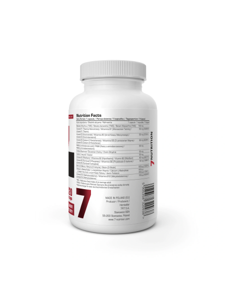 VITAMIN B-COMPLEX 120CAPS. 7NUTRITION