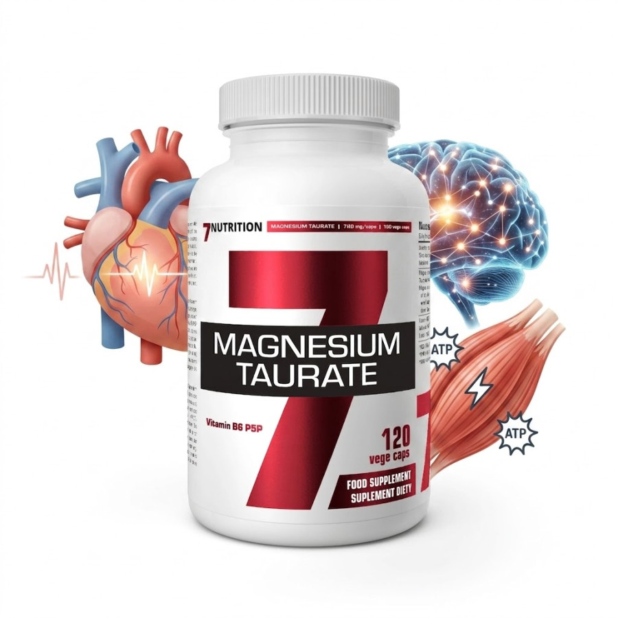 MAGNESIUM TAURATE 120CAPS. 7NUTRITION