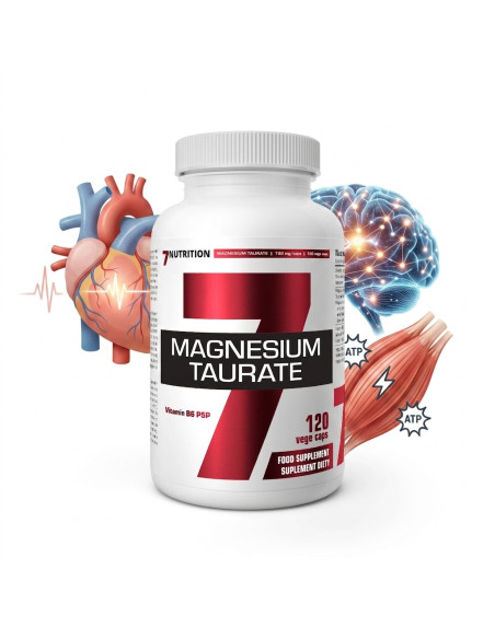 MAGNESIUM TAURATE 120CAPS. 7NUTRITION