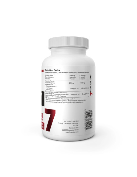 MAGNESIUM TAURATE 120CAPS. 7NUTRITION