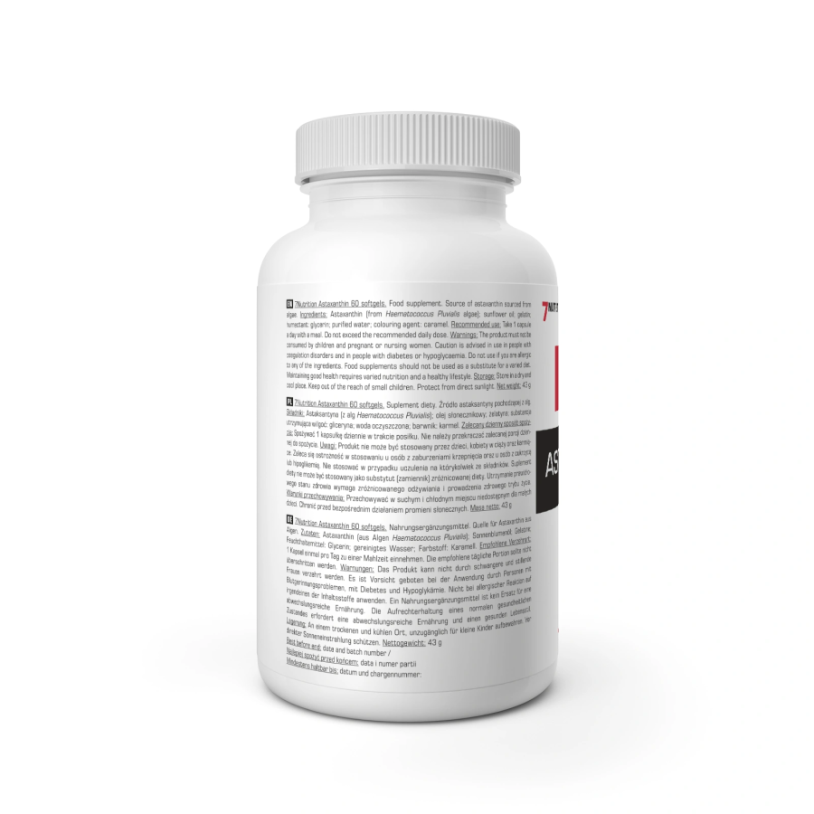 Astaxanthin 60 cápsulas 7Nutrition | Astaxantina
