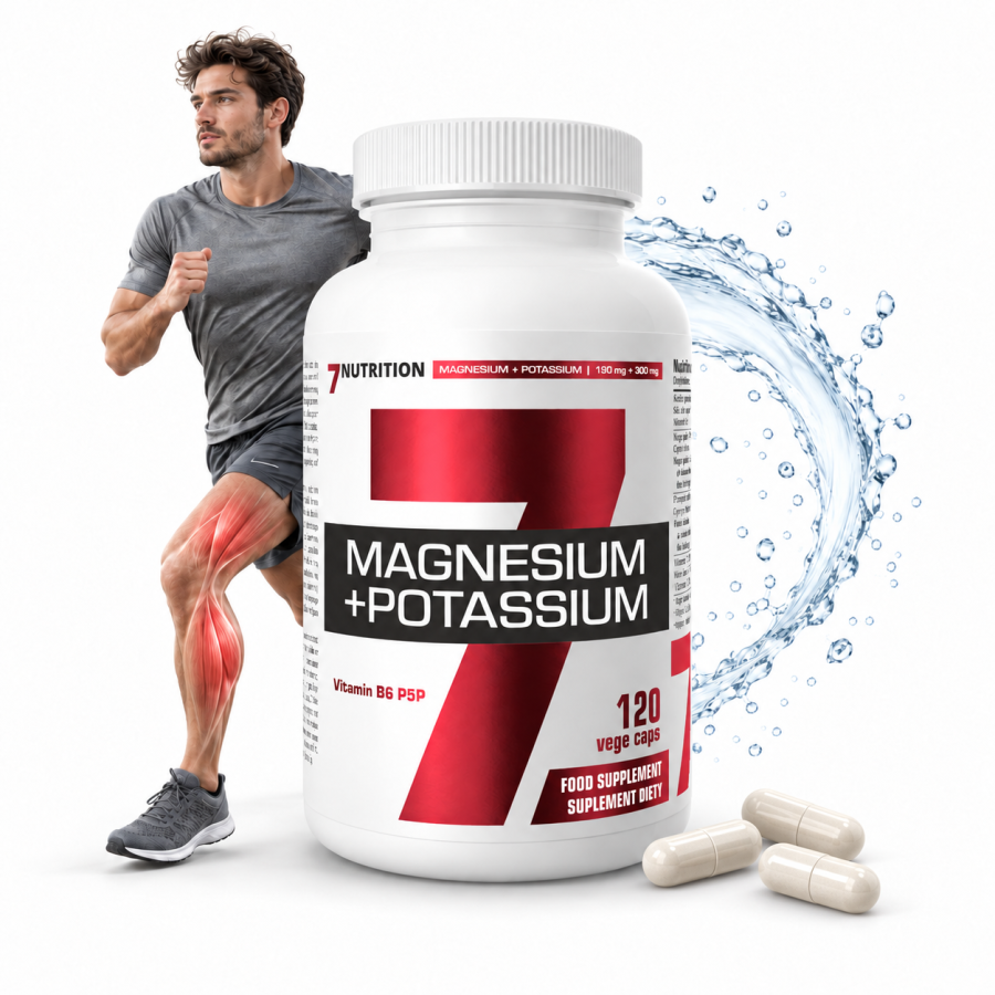 Magnesio + Potasio y B6 120 cápsulas | 7Nutrition