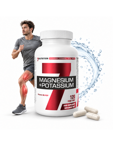 Magnesio + Potasio y B6 120 cápsulas | 7Nutrition