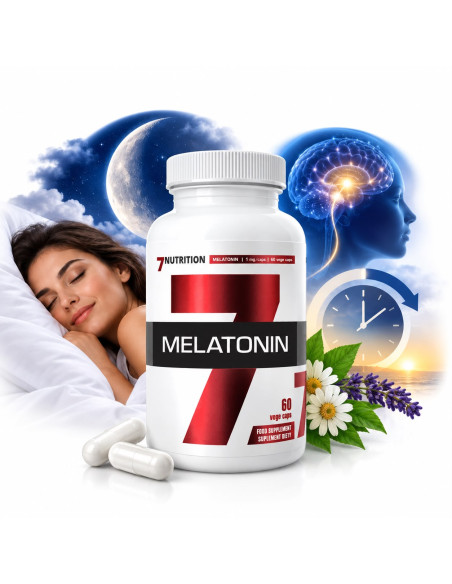 Melatonin 60 cápsulas 7Nutrition | Melatonina 1 mg