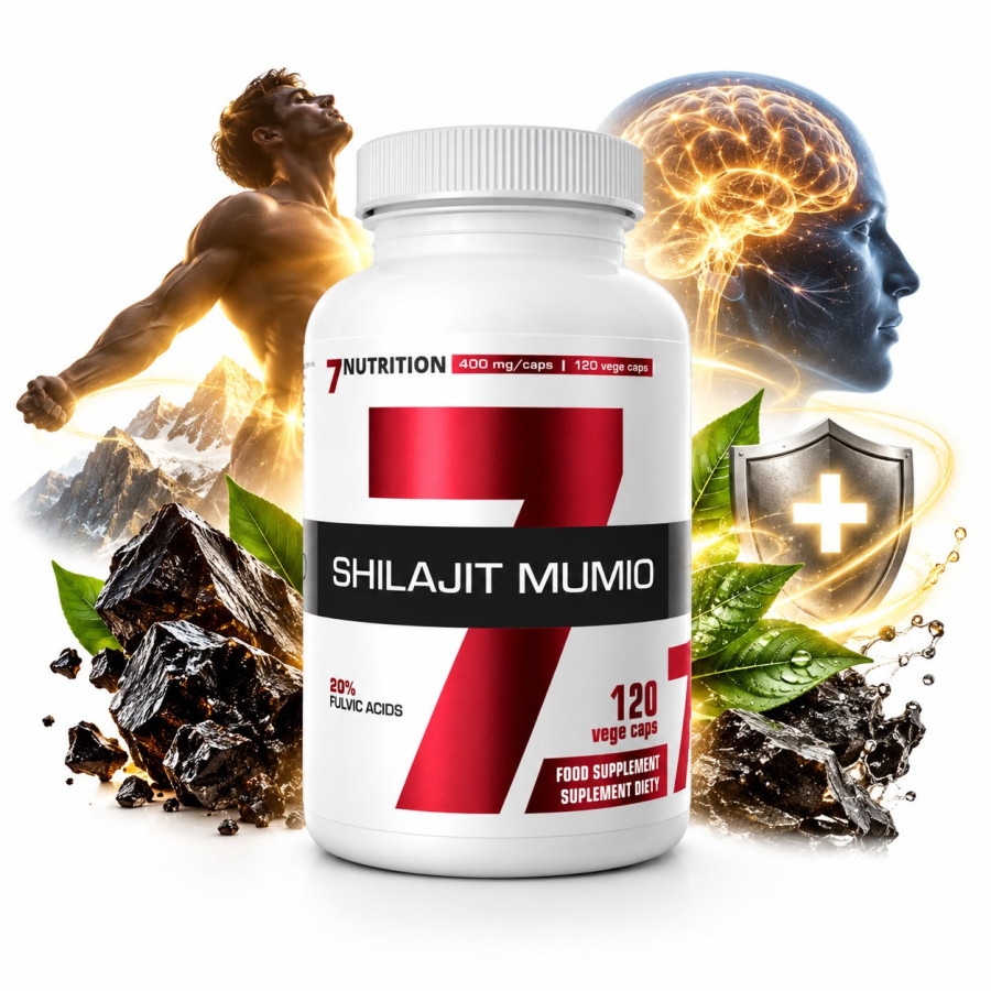 Shilajit Mumio 120 cápsulas 7Nutrition | Extracto 20 %