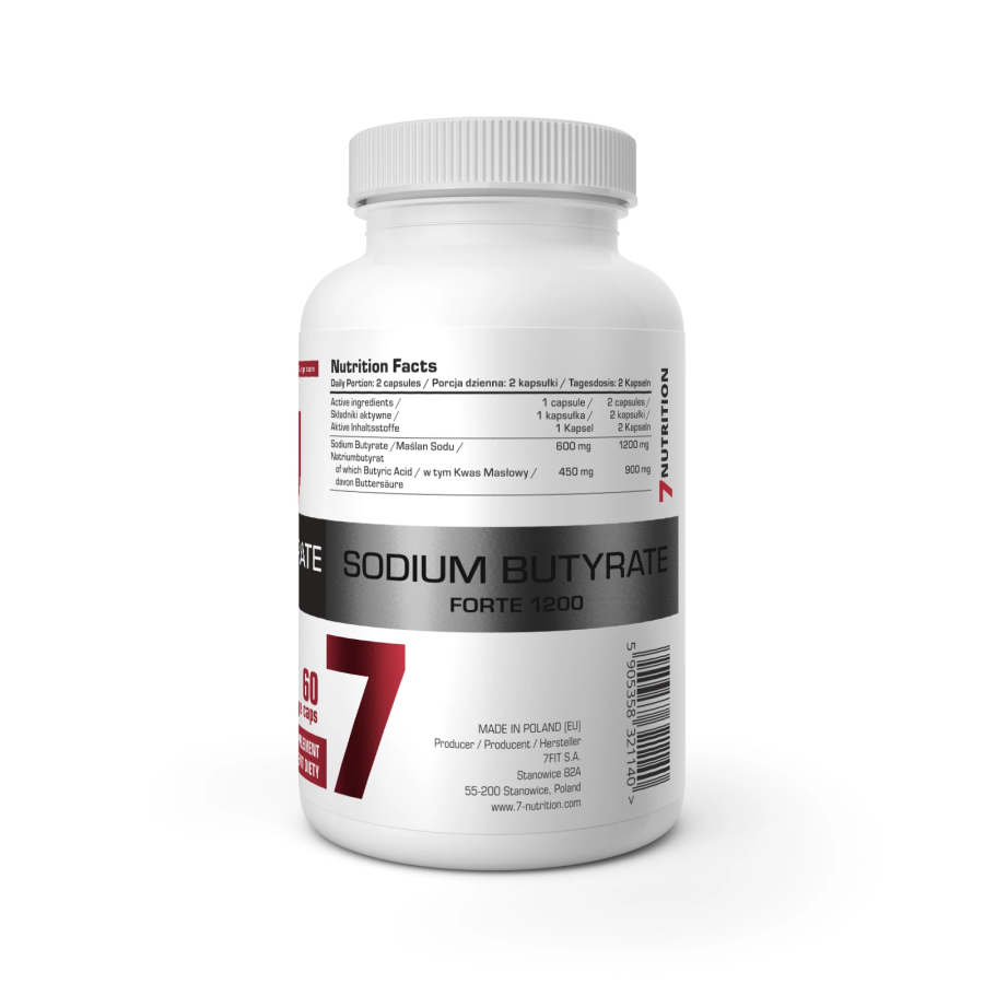Sodium Butyrate Forte 60 cápsulas | 7Nutrition