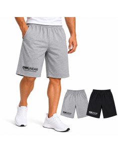 Pantalón Corto 01 Owlwear | Gris y Negro