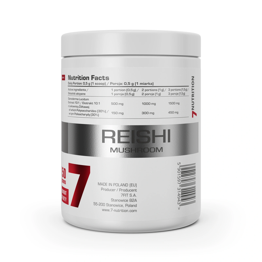 Reishi Mushroom 150 g 7Nutrition | OWL Nutrition