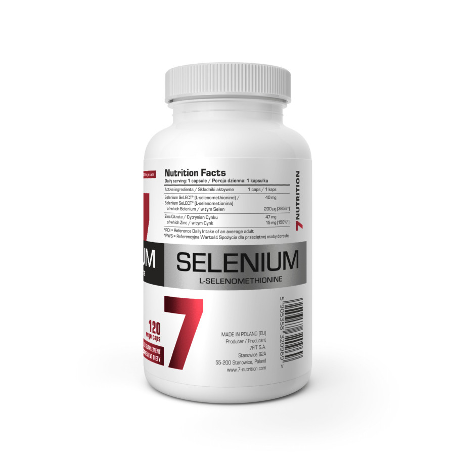 Selenium + Zinc 120 cápsulas 7Nutrition | OWL Nutrition