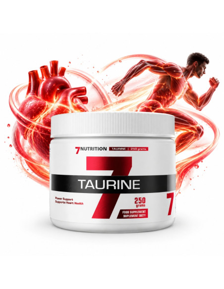 Taurine 250 g 7Nutrition | Taurina en polvo