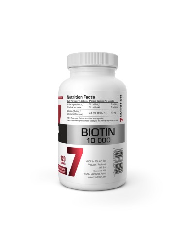 BIOTIN 10 000. 120TAB. 7NUT